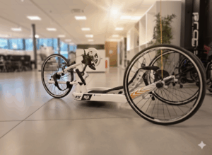 Première sortie en HandBike seul…