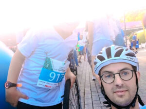 La victoire sur mes peurs, un jogging à trois roues en famille